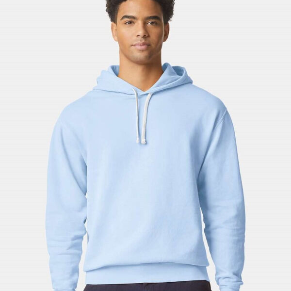 Unisex Garment-Dyed Lightweight Fleece Hooded Sweatshirt Thumbnail