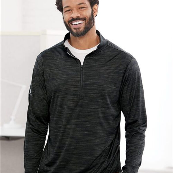 Adidas - Lightweight Mélange Quarter-Zip Pullover Thumbnail
