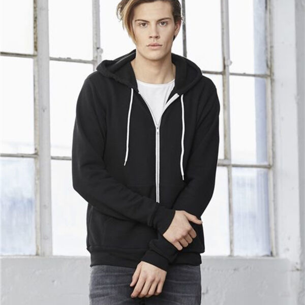 BELLA + CANVAS - Unisex Sponge Fleece Full-Zip Hoodie Thumbnail