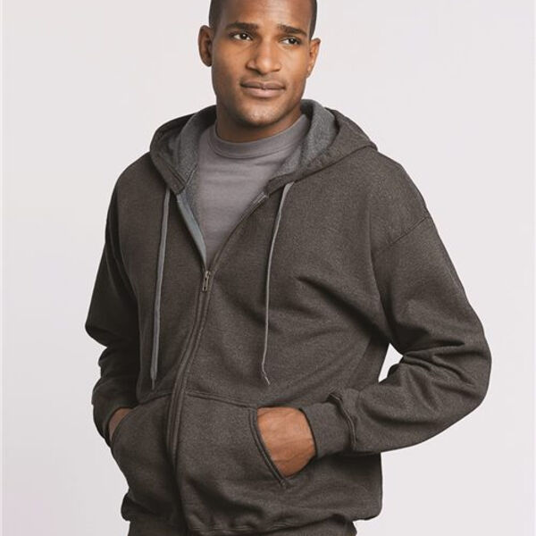 Gildan - Heavy Blend™ Vintage Full-Zip Hooded Sweatshirt Thumbnail