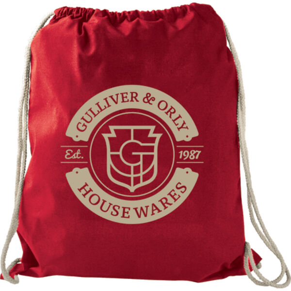 Large Cotton Drawstring Bag Thumbnail